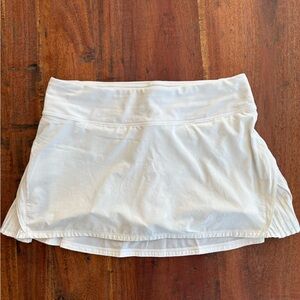 Lululemon White Tennis Skirt